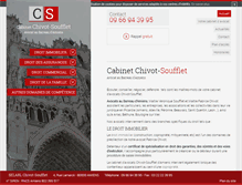 Tablet Screenshot of chivot-soufflet.com